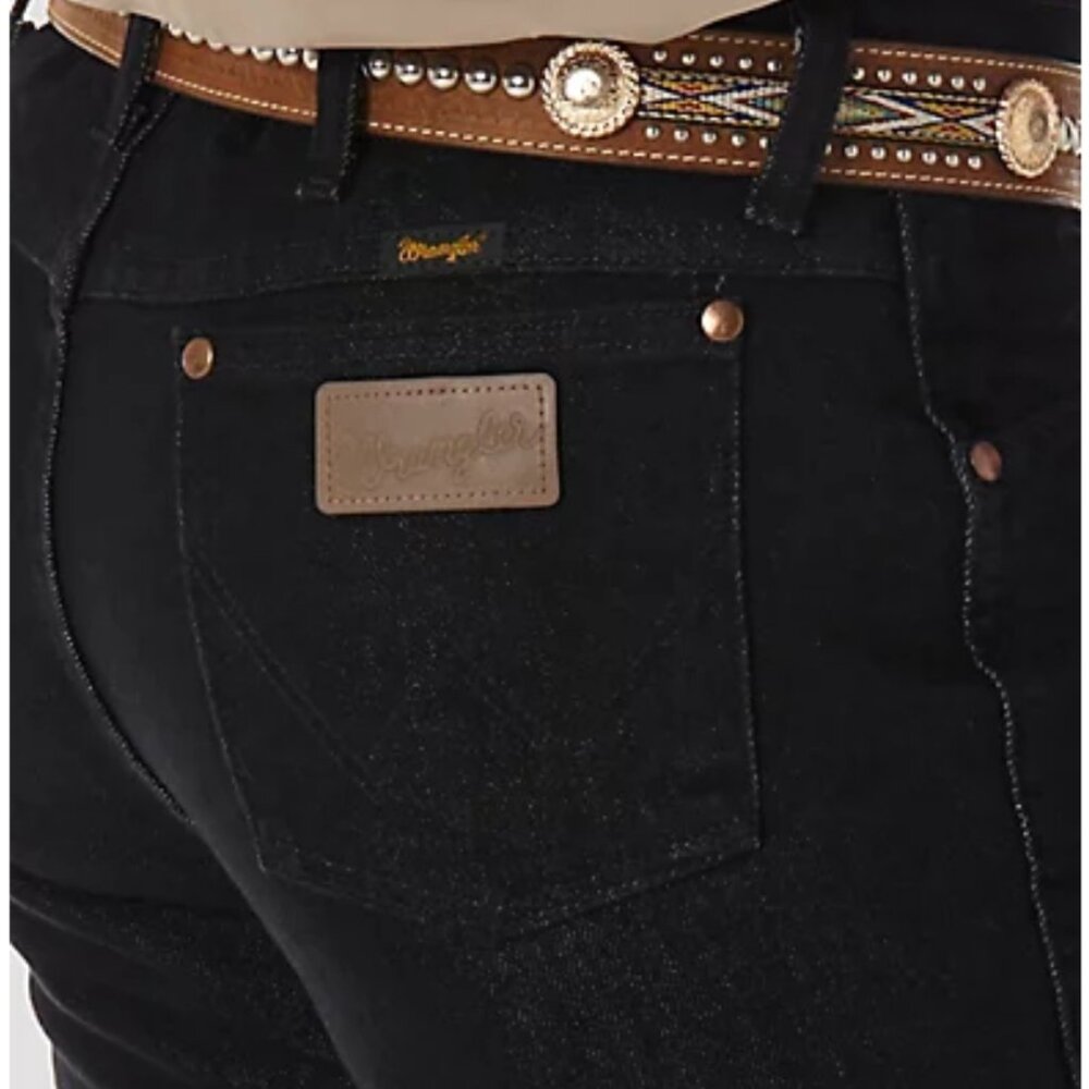 Vintage Black Wrangler Denim Jeans 36x36